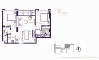 The 39 Sukhumvit, 2 bedroom 75.50 sq.m.